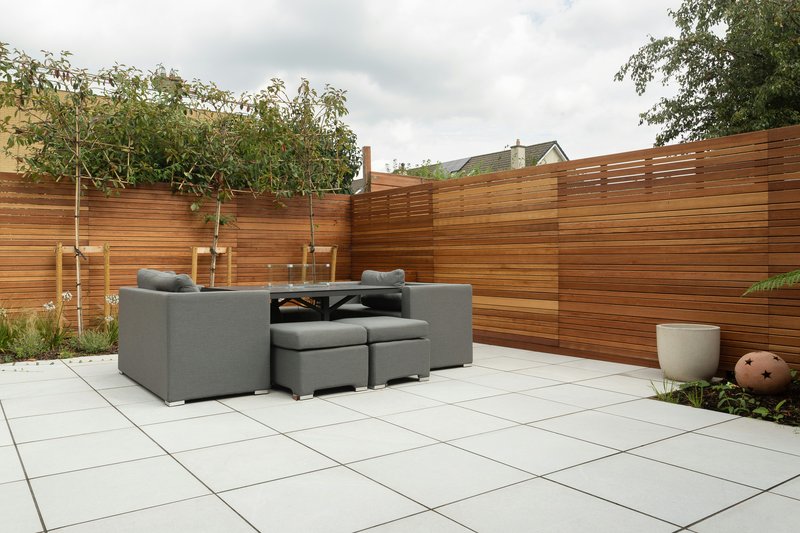 Salon de jardin tissu terrasse nettoyage extérieur